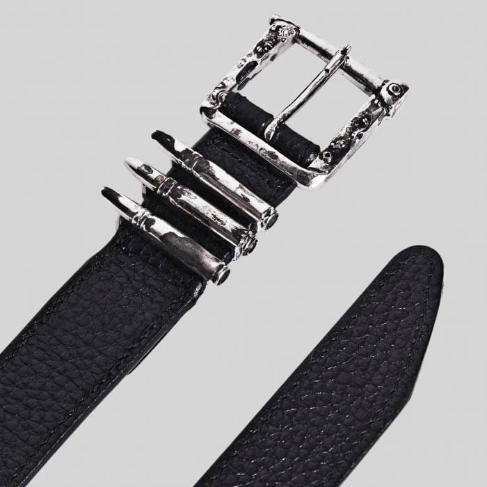 'BULLET' Leather Belt