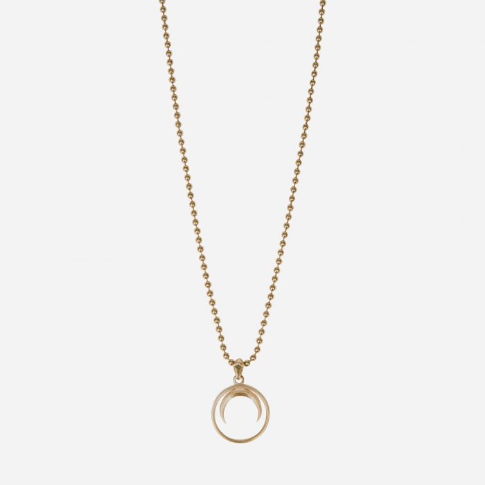 NEW MOON 10K GOLD NECKLACE