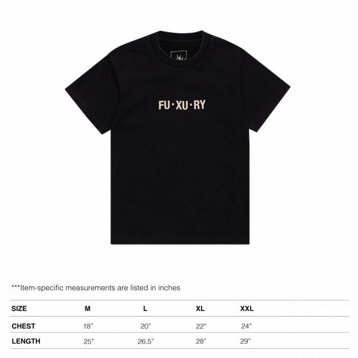 FUXURY 'LOGO 022' FADE TEE - Image 5