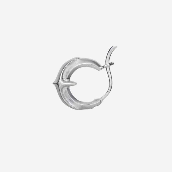Crescent 925 Silver Earrings