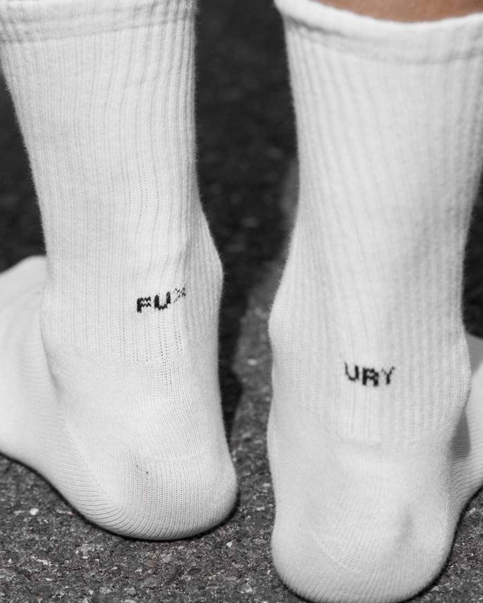 FUX CLASSIC WHITE SOCK - Image 4