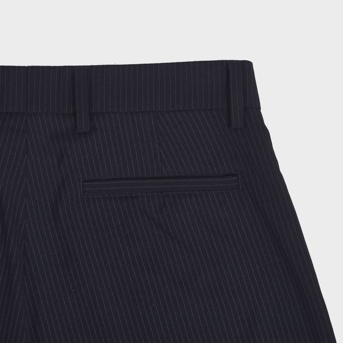 'New Moon' Classic Navy Stripe Jorts - Image 4