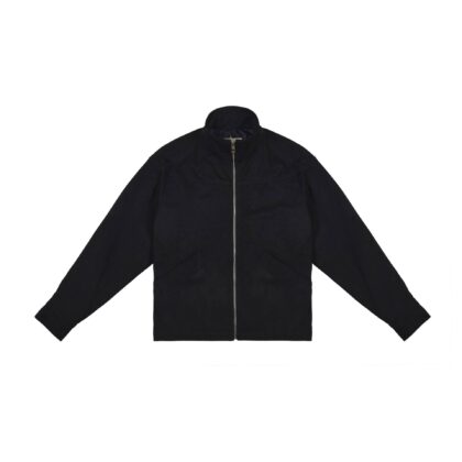 FUXURY SUEDE BLACK MOTO JACKET