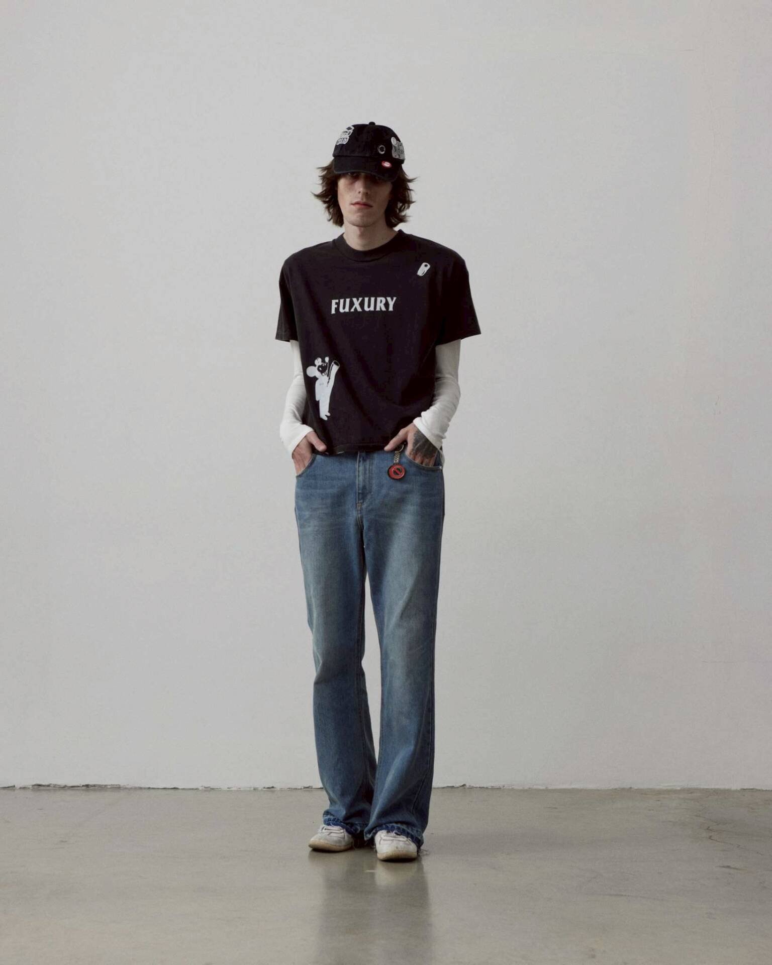 'Trap Mouse' Boxy Faded Tee - Image 4