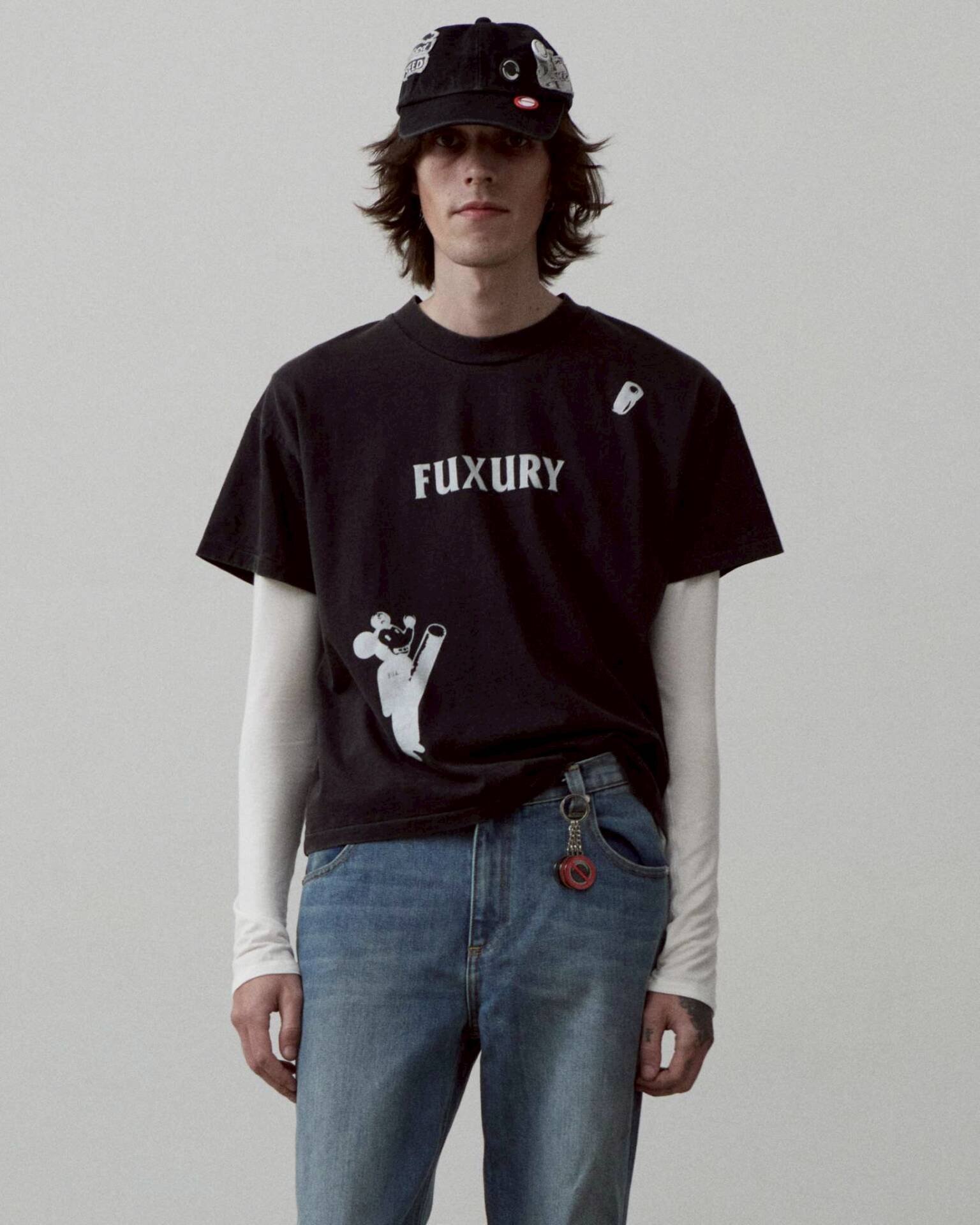 'Trap Mouse' Boxy Faded Tee - Image 5