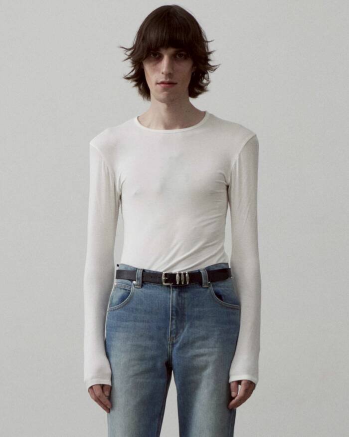 'Jagger' Rayon White Dr-ifit Tee - Image 6