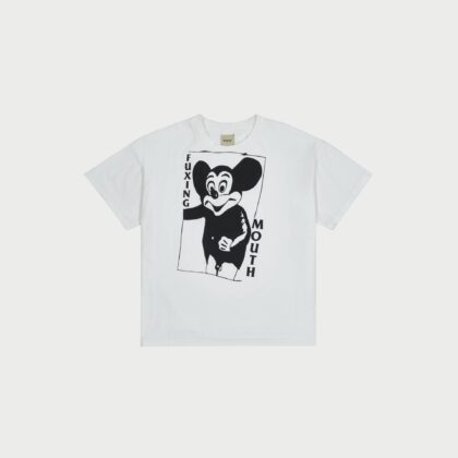 'MOUTH JOB' WHITE BOXY TEE