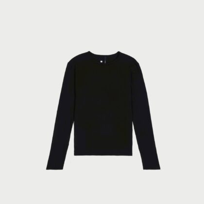 'Jagger' Rayon Black Dri-fit Tee